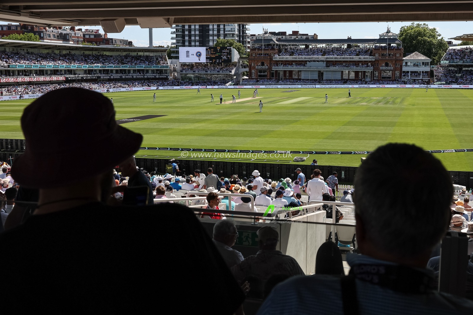 Scenes From stands as England bat during the 3rd Rothesay Test Match Day 1 England v India at Lords, London, United Kingdom, 10th July 2025

(Photo by Mark Cosgrove/News Images)
