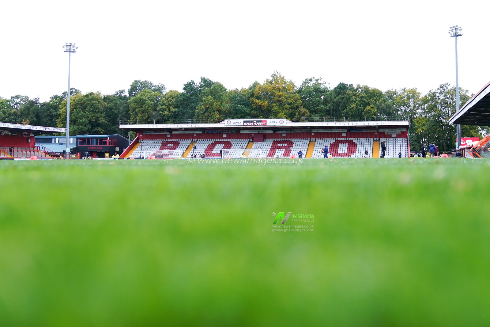General view of lamex stadium ahead of the Sky Bet League 1 match Stevenage vs Luton Town at Lamex Stadium, Stevenage, United Kingdom, 4th October 2025

(Photo by Harvey Murphy/News Images)