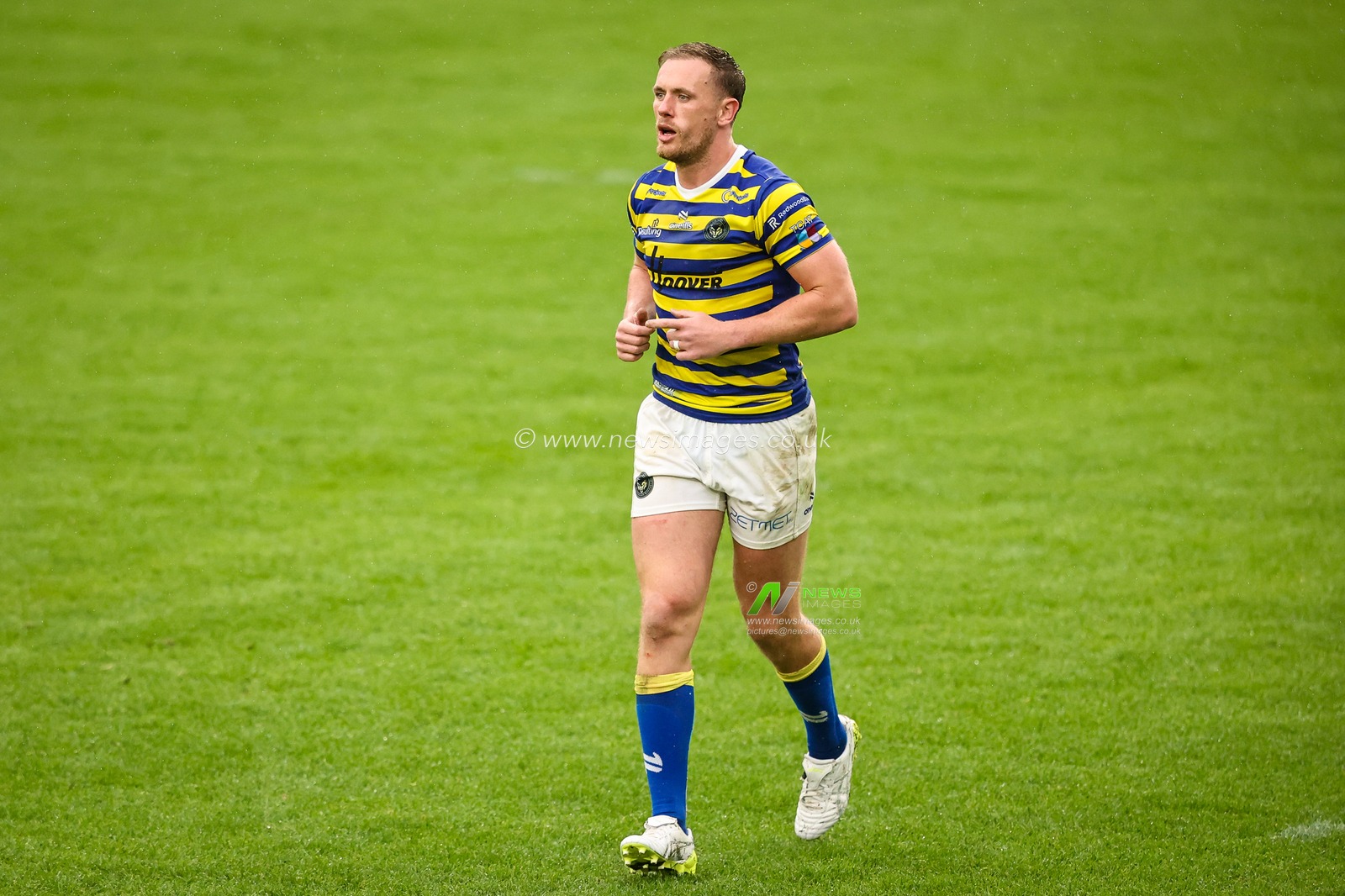 Ben Currie of Warrington Wolves during the Betfred Super League round 25 match Hull FC vs Warrington Wolves at MKM Stadium, Hull, United Kingdom on 29 August 2026

(Photo by Alfie Cosgrove/News Images)