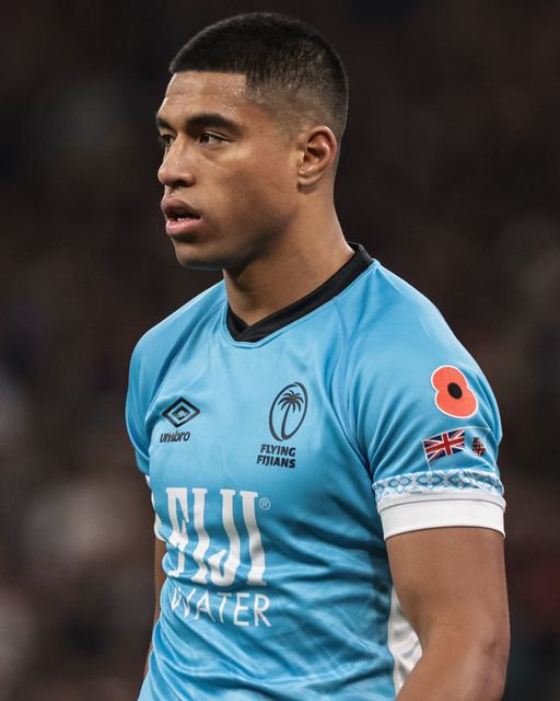 Salesi Rayasi of Fiji during the Quilter Nations Series 2025 match England vs Fiji at Allianz Stadium, Twickenham, United Kingdom, 8th November 2025

(Photo by Mark Cosgrove/News Images)

*** GER AUT SUI OUT ***