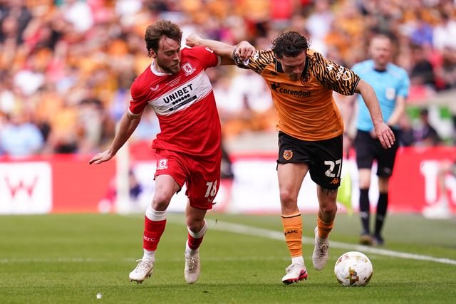 during the Sky Bet Championship Playoffs Final match Hull City vs Middlesbrough at Wembley Stadium, London, United Kingdom on 23 May 2026

(Photo by Harvey Murphy/News Images)