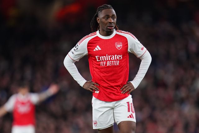 Eberechi Eze of Arsenal during the UEFA Champions League Quarter Finals match Arsenal vs Sporting CP at Arsenal stadium, London, United Kingdom on 15 April 2026

(Photo by Harvey Murphy/News Images)