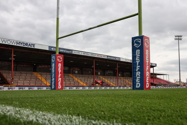 A general view of The Sewell Group Craven Park during the Betfred Super League round 12 match Hull KR vs Wigan Warriors at Sewell Group Craven Park, Hull, United Kingdom on 21 May 2026

(Photo by Mark Cosgrove/News Images)