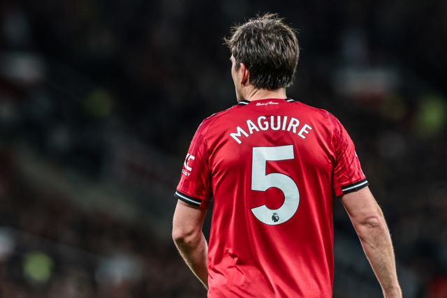 Harry Maguire of Manchester United looks on during the Premier League match Manchester United vs Brentford at Old Trafford, Manchester, United Kingdom on 27 April 2026

(Photo by Mark Cosgrove/News Images)
