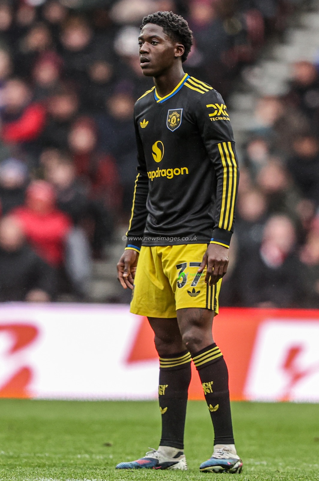 Kobbie Mainoo of Manchester United during the Premier League match Sunderland vs Manchester United at Stadium Of Light, Sunderland, United Kingdom on 09 May 2026

(Photo by Alfie Cosgrove/News Images)