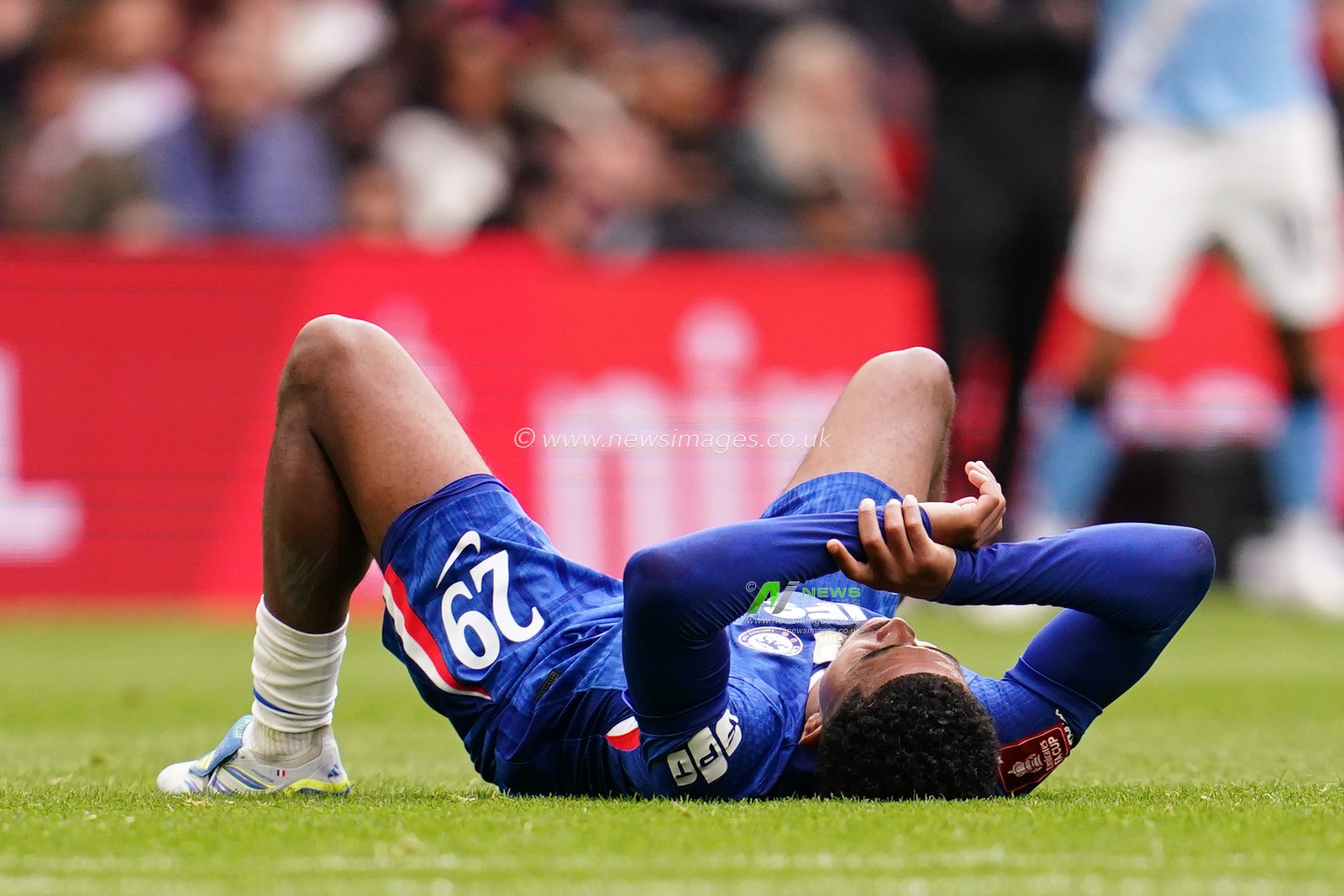 Wesley Fofana of Chelsea at full time during the Emirates FA Cup Final match Chelsea vs Manchester City at Wembley Stadium, London, United Kingdom on 16 May 2026

(Photo by Harvey Murphy/News Images)