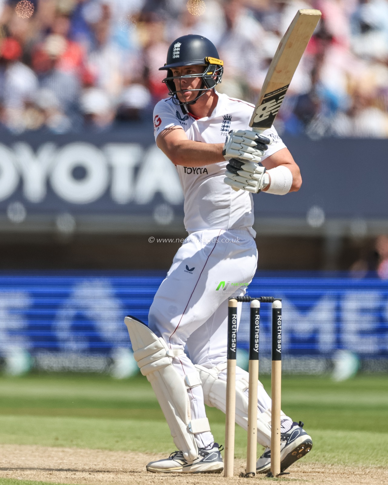 Jamie Smith of England during the 2nd Rothesay Test Match day 3 England v India at Edgbaston, Birmingham, United Kingdom, 4th July 2025

(Photo by Mark Cosgrove/News Images)