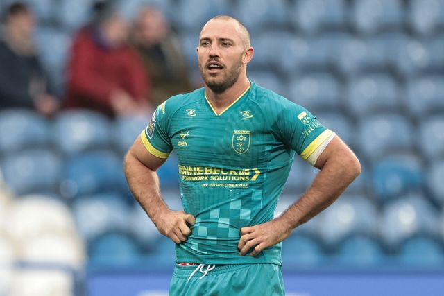 Karl Lawton of Hull KR during the Betfred Super League Round 4 match Huddersfield Giants vs Hull KR at Accu Stadium, Huddersfield, United Kingdom on 08 March 2026

(Photo by Mark Cosgrove/News Images)
