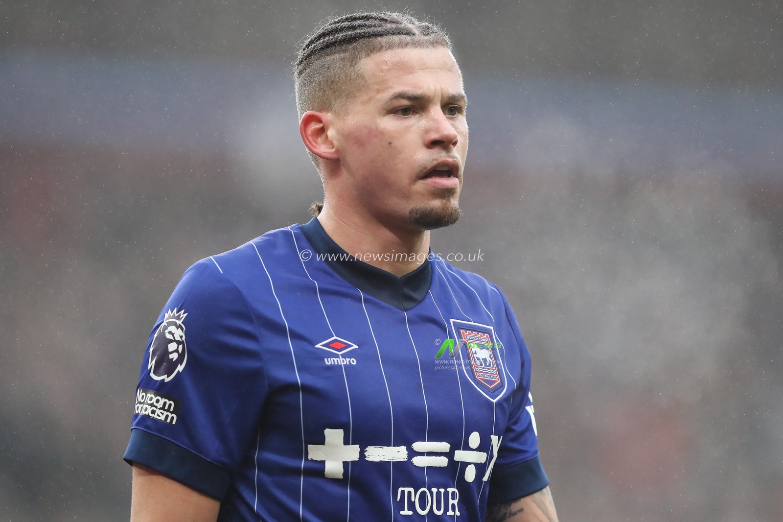 Kalvin Phillips of Ipswich Town during the Premier League match Aston Villa vs Ipswich Town at Villa Park, Birmingham, United Kingdom, 15th February 2025

(Photo by Gareth Evans/News Images)