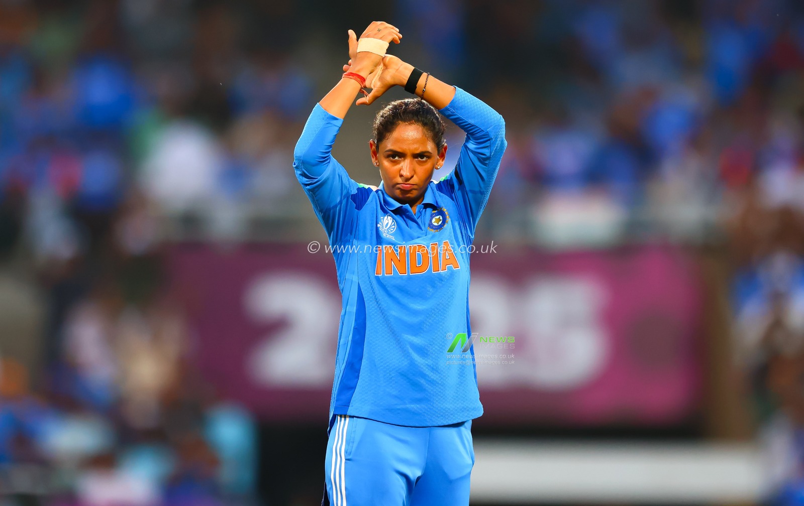 Harmanpreet Kaur (Captain) of India during the ICC Women's ODI Cricket World Cup Semi Final match India vs Australia at Dr. D.Y. Patil Sports Academy, Navi Mumbai, India, 30th October 2025

(Photo by Shubhajit Roy Karmakar/News Images)