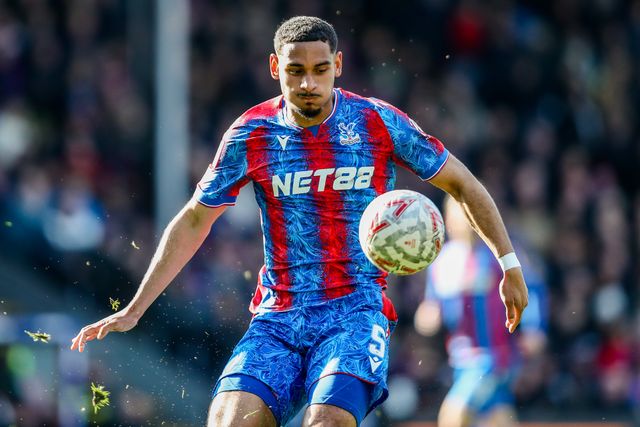 Maxence Lacroix of Crystal Palace controls the ball during the Emirates FA Cup 5th Round match Crystal Palace vs Millwall at Selhurst Park, London, United Kingdom, 1st March 2025

(Photo by Izzy Poles/News Images)