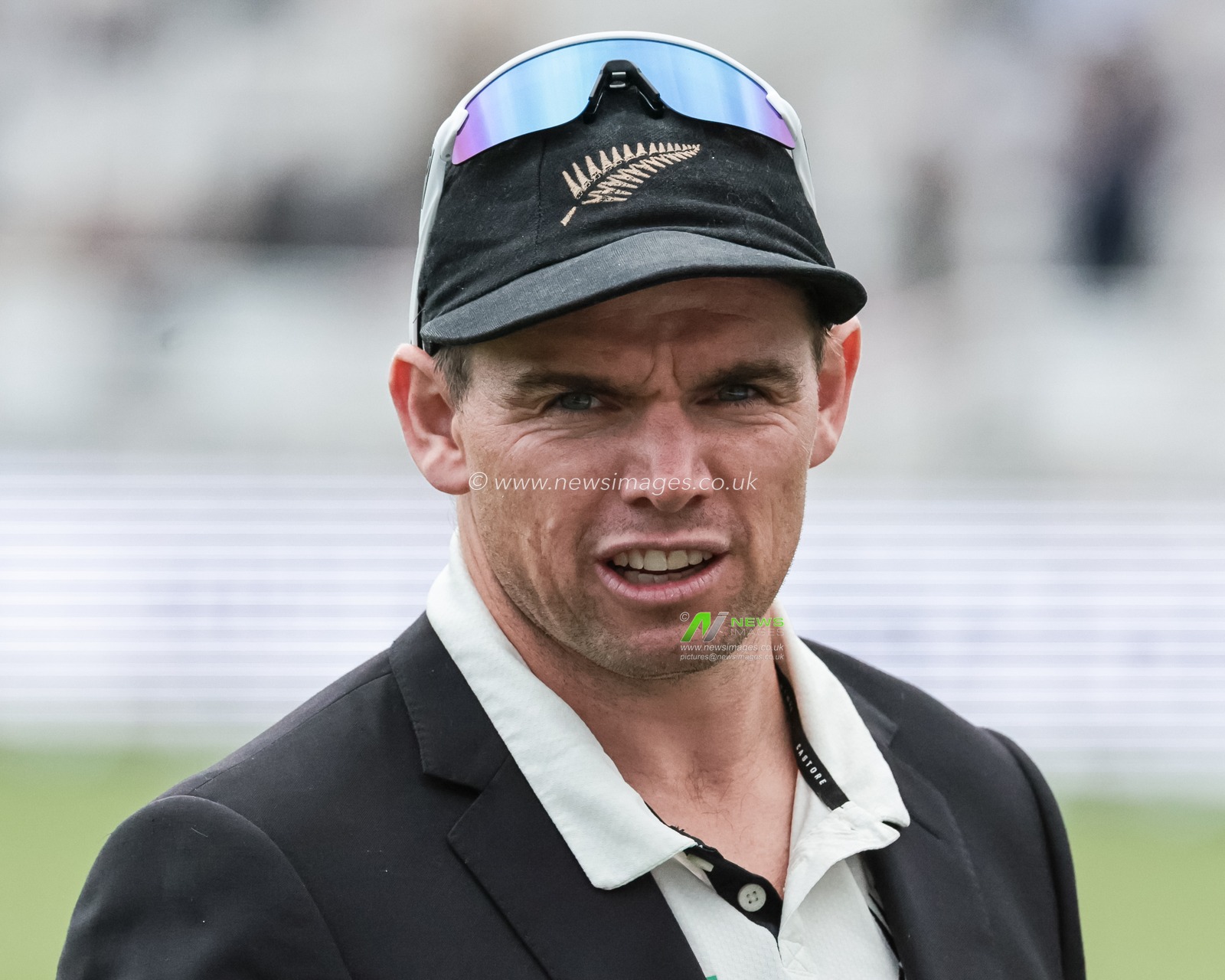 New Zealand captain Tom Latham wearing his captain’s jacket and hat during the 1st Rothesay Test Match Day 1 England vs New Zealand at Lords, London, United Kingdom on 04 June 2026

(Photo by Mark Cosgrove/News Images)