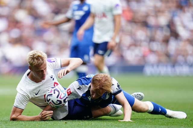 during the pre-season friendly match Tottenham Hotspur vs Hoffenheim at Tottenham Hotspur Stadium, London, United Kingdom on 15 August 2026

(Photo by Harvey Murphy/News Images)