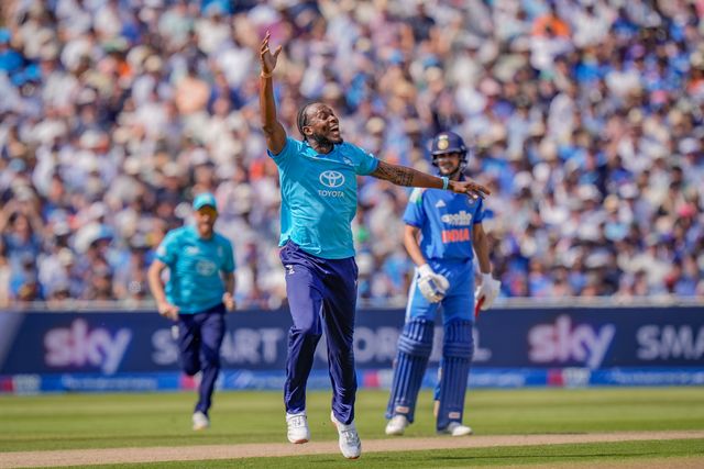 during the 1st Metro Bank ODI match England vs India at Edgbaston, Birmingham, United Kingdom on 14 July 2026

(Photo by Maynard Manyowa/News Images)
