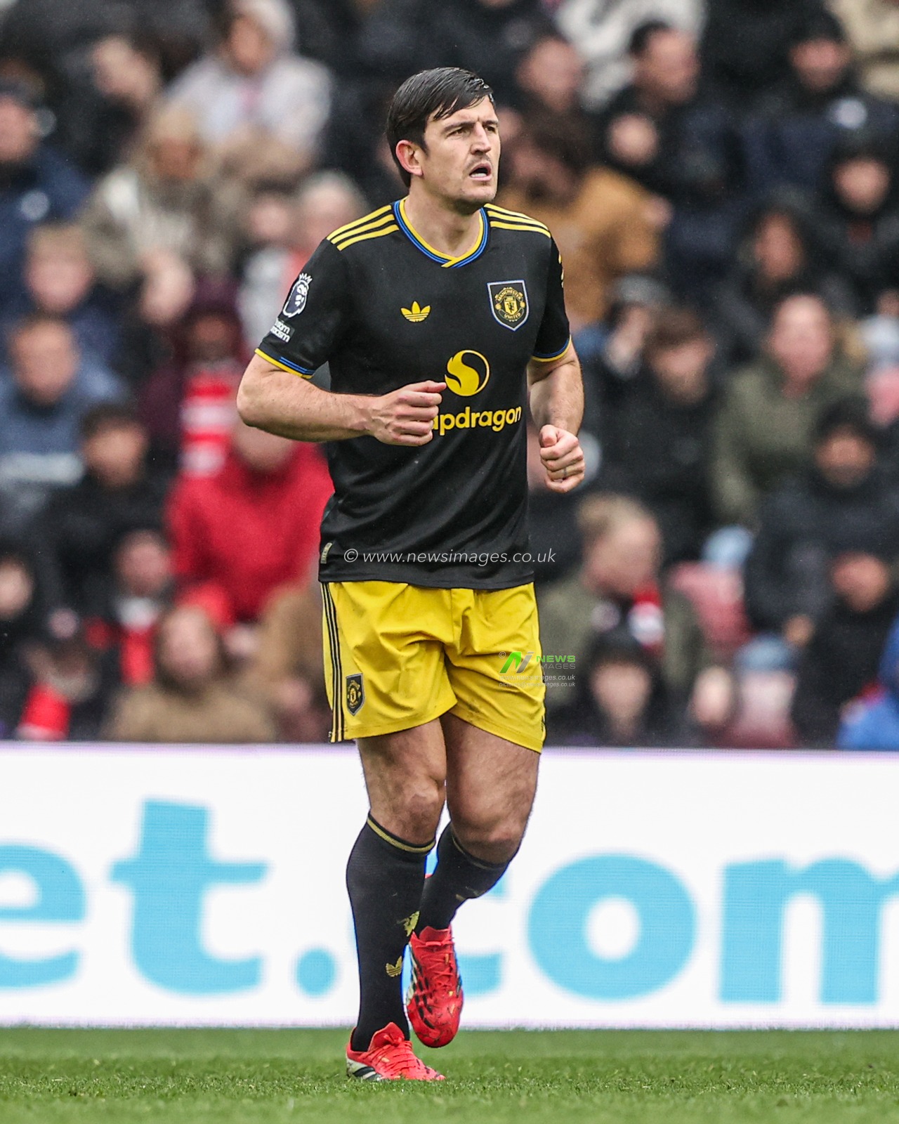 Harry Maguire of Manchester United during the Premier League match Sunderland vs Manchester United at Stadium Of Light, Sunderland, United Kingdom on 09 May 2026

(Photo by Alfie Cosgrove/News Images)