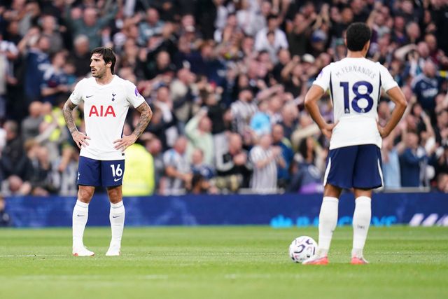 Sandro Tonali of Tottenham Hotspur looks on after during the Premier League match Tottenham Hotspur vs Newcastle Untied at Tottenham Hotspur Stadium, London, United Kingdom on 29 August 2026

(Photo by Harvey Murphy/News Images)