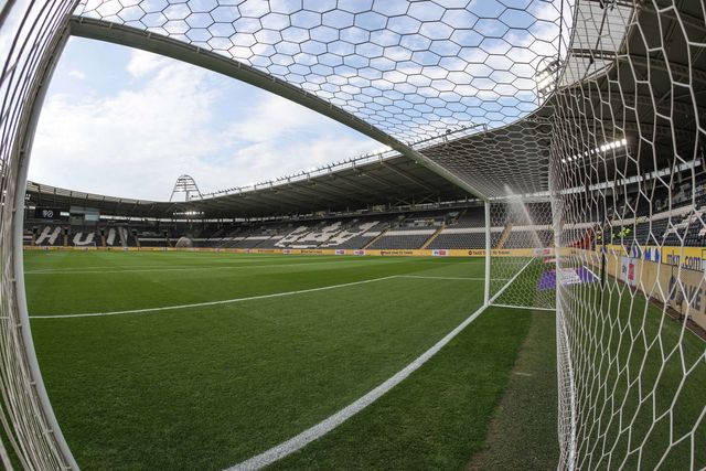 A general view of The MKM Stadium from the goalmouth during the Sky Bet Championship Play-Offs Semi-Final first leg Hull City v Millwall at MKM Stadium, Hull, United Kingdom on 08 May 2026

(Photo by Mark Cosgrove/News Images)