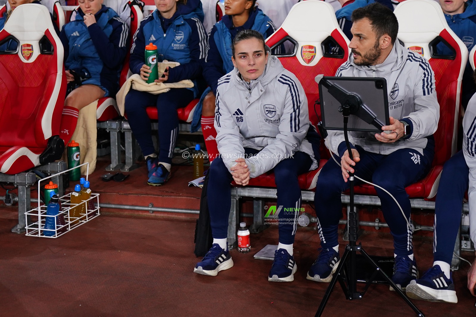Renee Slegers manager of Arsenal during the UEFA Women's Champions League Quarter-finals match Arsenal vs Chelsea at Arsenal Stadium, London, United Kingdom on 24 March 2026

(Photo by Harvey Murphy/News Images)