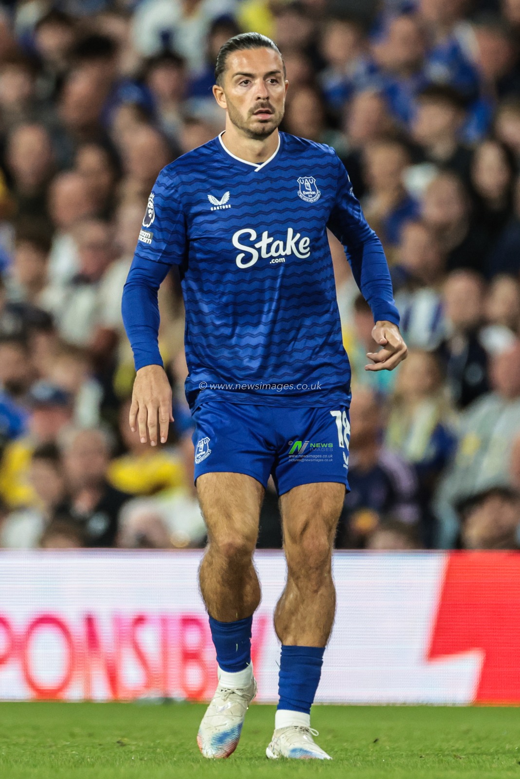 Jack Grealish of Everton during the Premier League match Leeds United vs Everton at Elland Road, Leeds, United Kingdom, 18th August 2025

(Photo by Mark Cosgrove/News Images)
