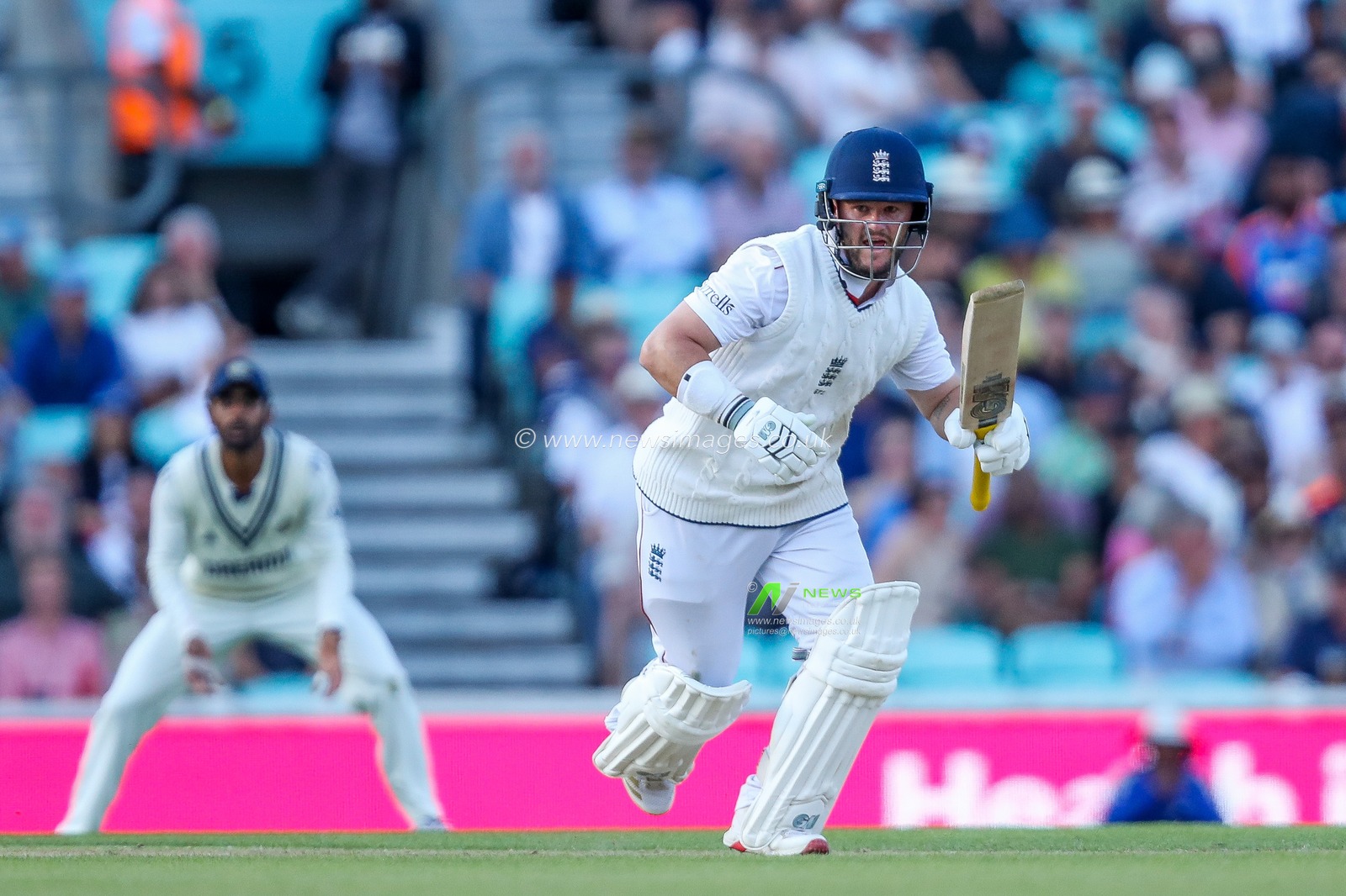 Ben Duckett of England in action during the 5th Rothesay Test Match Day 3 England vs India at The Kia Oval, London, United Kingdom, 2nd August 2025

(Photo by Izzy Poles/News Images)