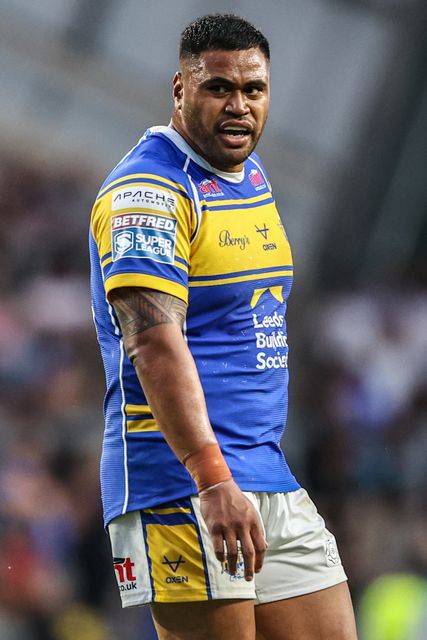 Sam Lisone of Leeds Rhinos during the Betfred Super League round 19 match Leeds Rhinos vs Salford Red Devils at Headingley Stadium, Leeds, United Kingdom, 18th July 2025

(Photo by Alfie Cosgrove/News Images)