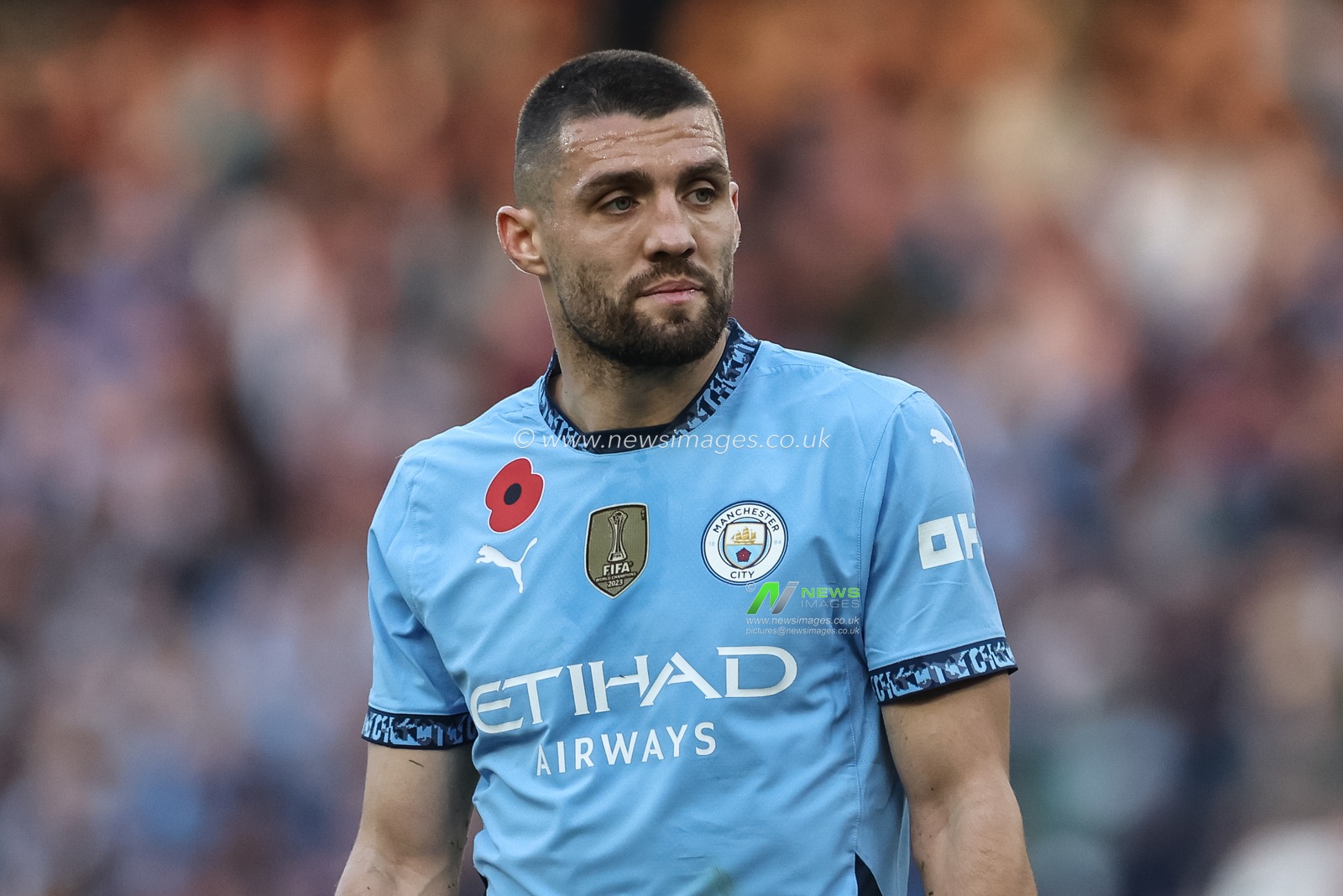 Mateo Kovacic of Manchester City during the Premier League match Manchester City vs Southampton at Etihad Stadium, Manchester, United Kingdom, 26th October 2024

(Photo by Mark Cosgrove/News Images)