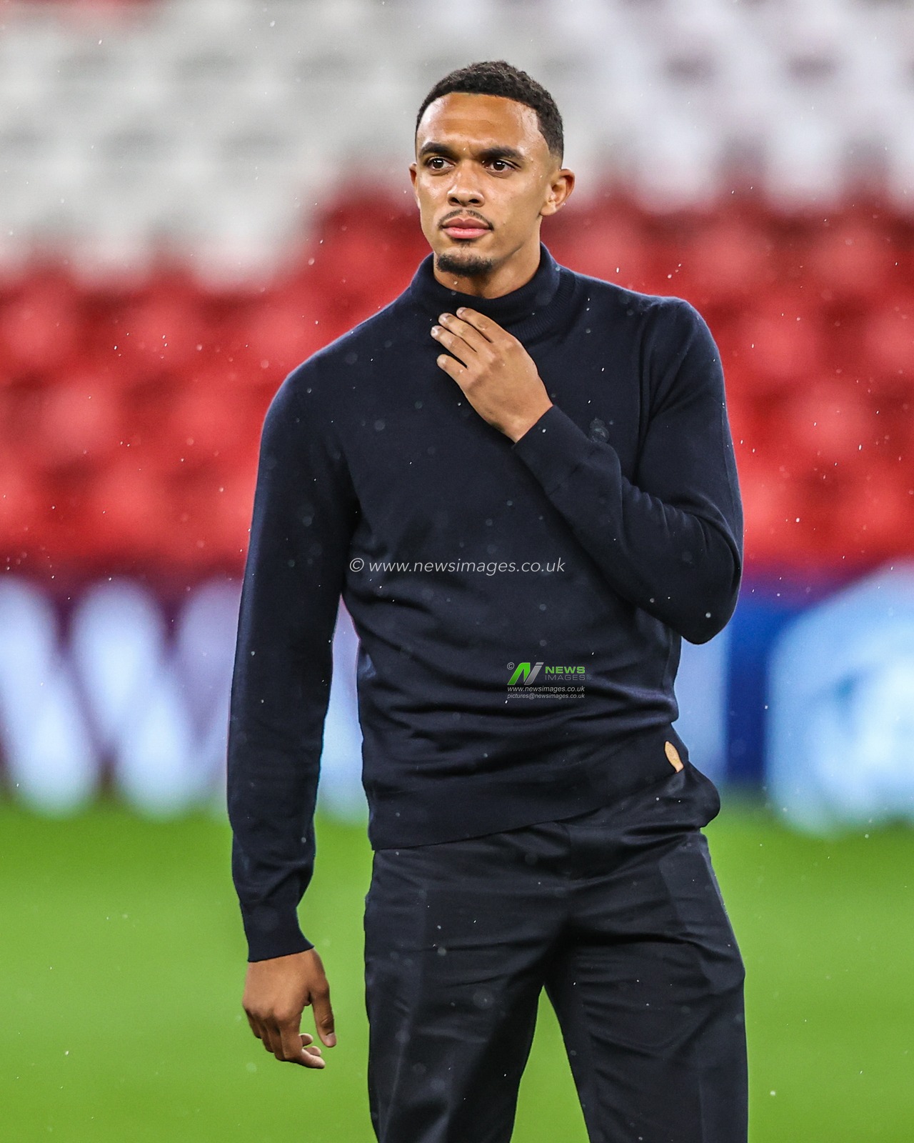 Trent Alexander-Arnold of Real Madrid arrives during the UEFA Champions League Matchday 4 of 8 Liverpool vs Real Madrid at Anfield, Liverpool, United Kingdom, 4th November 2025

(Photo by Alfie Cosgrove/News Images)

*** GER AUT SUI OUT ***