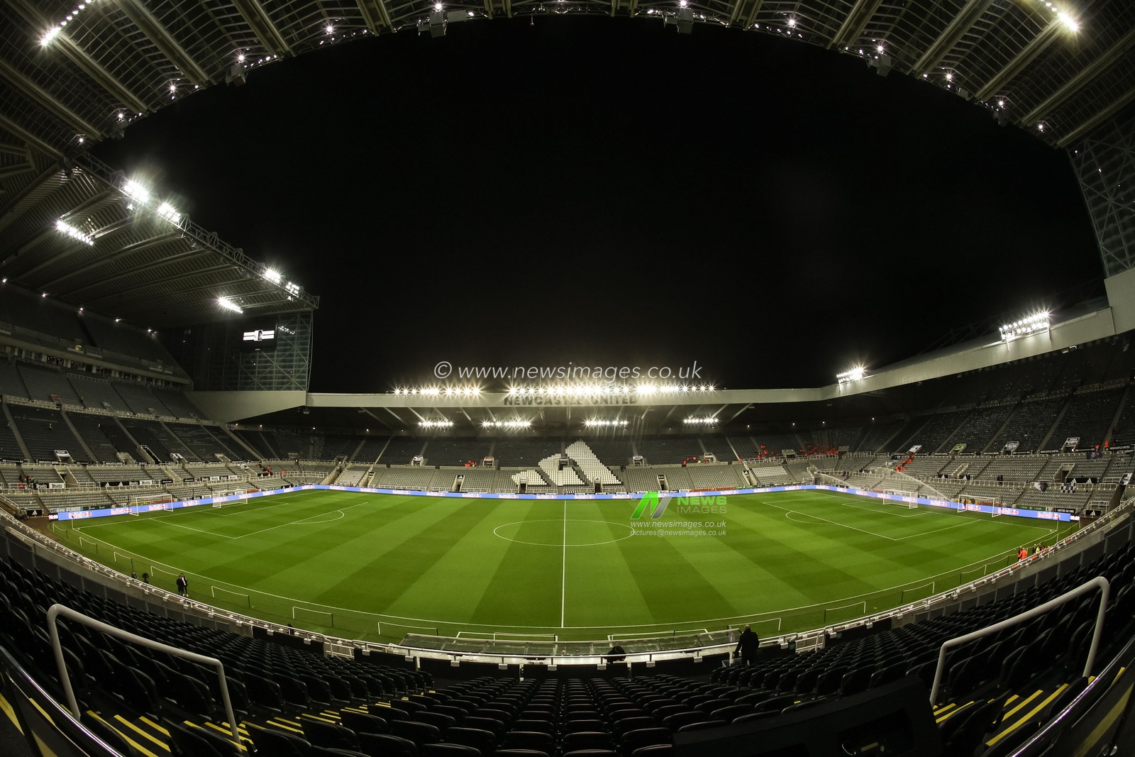 A general view of St Jamesâ€™ Park ahead of the Carabao Cup Quarter Final Newcastle United vs Brentford at St. James's Park, Newcastle, United Kingdom, 18th December 2024

(Photo by Mark Cosgrove/News Images)
