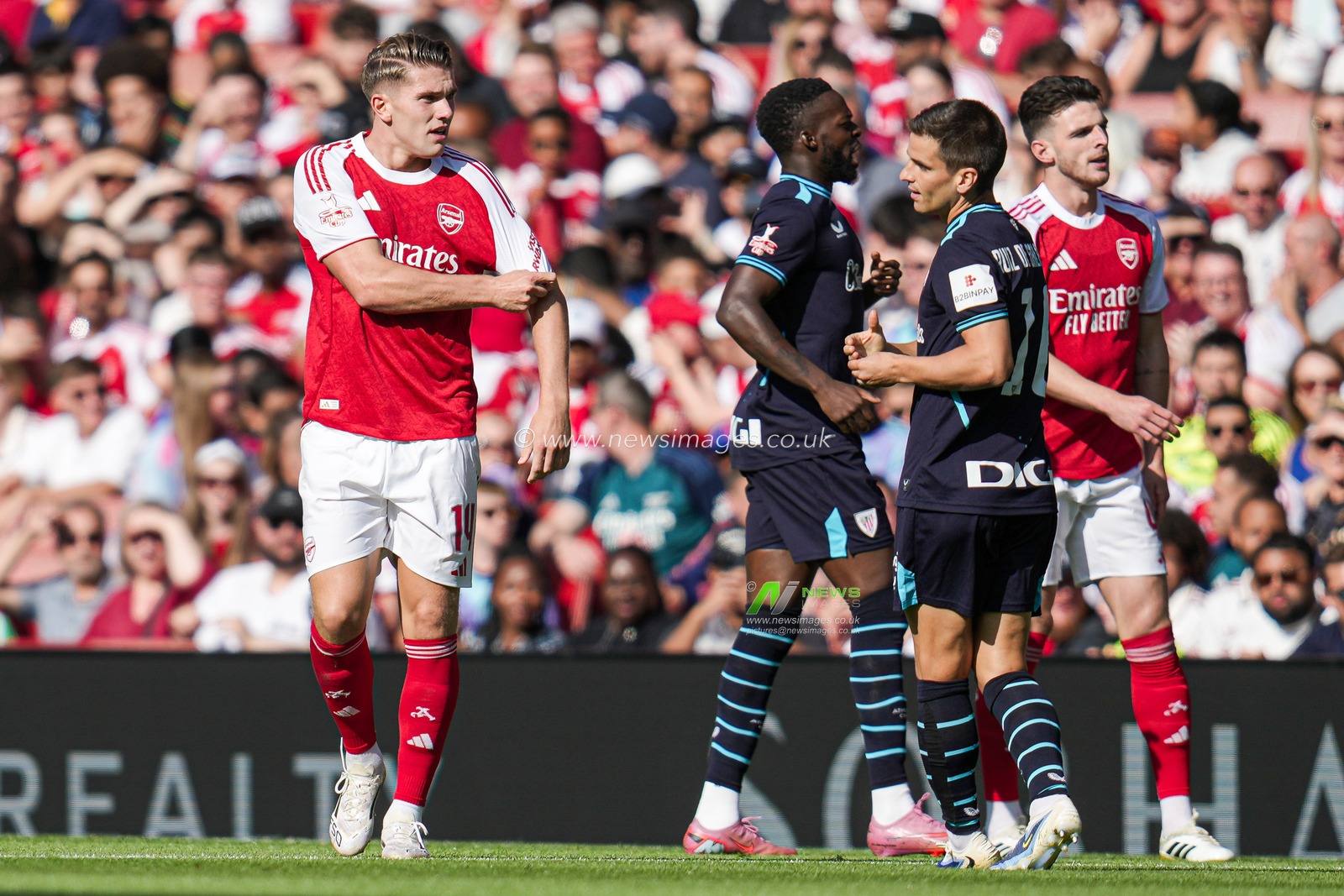 Viktor Gyokeres of Arsenal during the Pre-season friendly match Arsenal vs Athletic Bilbao at Emirates Stadium, London, United Kingdom, 9th August 2025

(Photo by Harvey Murphy/News Images)