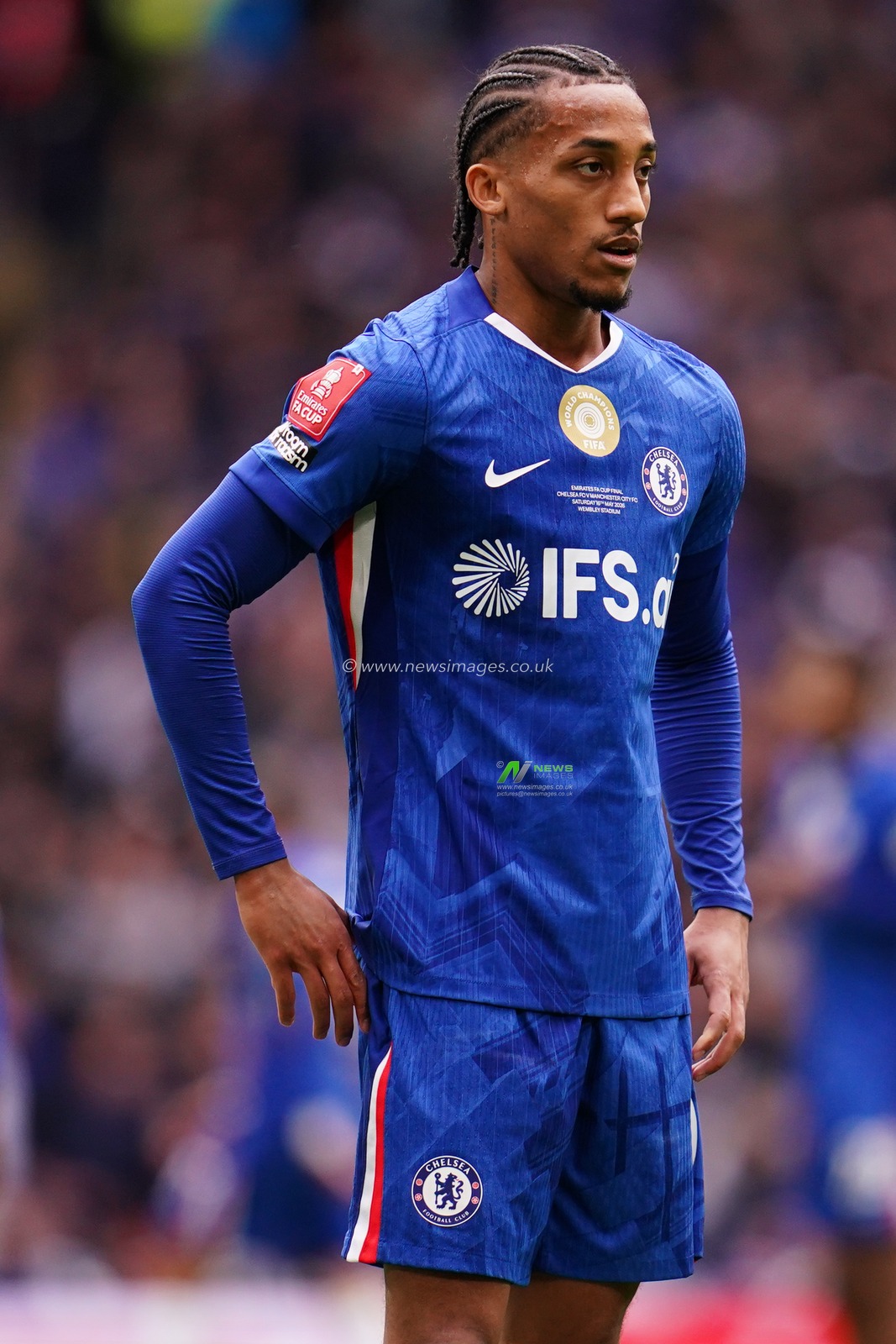 Joao Pedro of Chelsea during the Emirates FA Cup Final match Chelsea vs Manchester City at Wembley Stadium, London, United Kingdom on 16 May 2026

(Photo by Harvey Murphy/News Images)