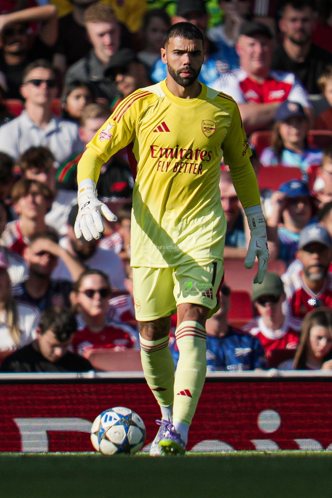 David Raya of Arsenal during the Pre-season friendly match Arsenal vs Athletic Bilbao at Emirates Stadium, London, United Kingdom, 9th August 2025

(Photo by Harvey Murphy/News Images)