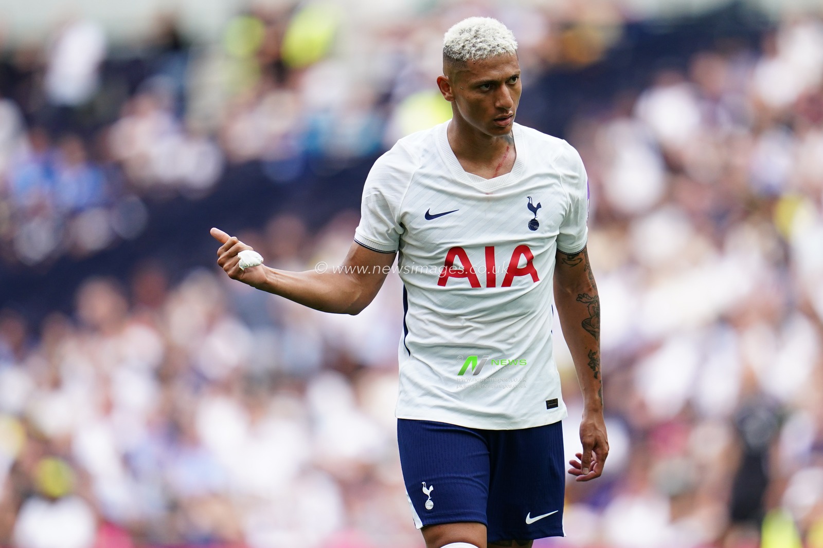Richarlison of Tottenham Hotspur during the pre-season friendly match Tottenham Hotspur vs Hoffenheim at Tottenham Hotspur Stadium, London, United Kingdom on 15 August 2026

(Photo by Harvey Murphy/News Images)