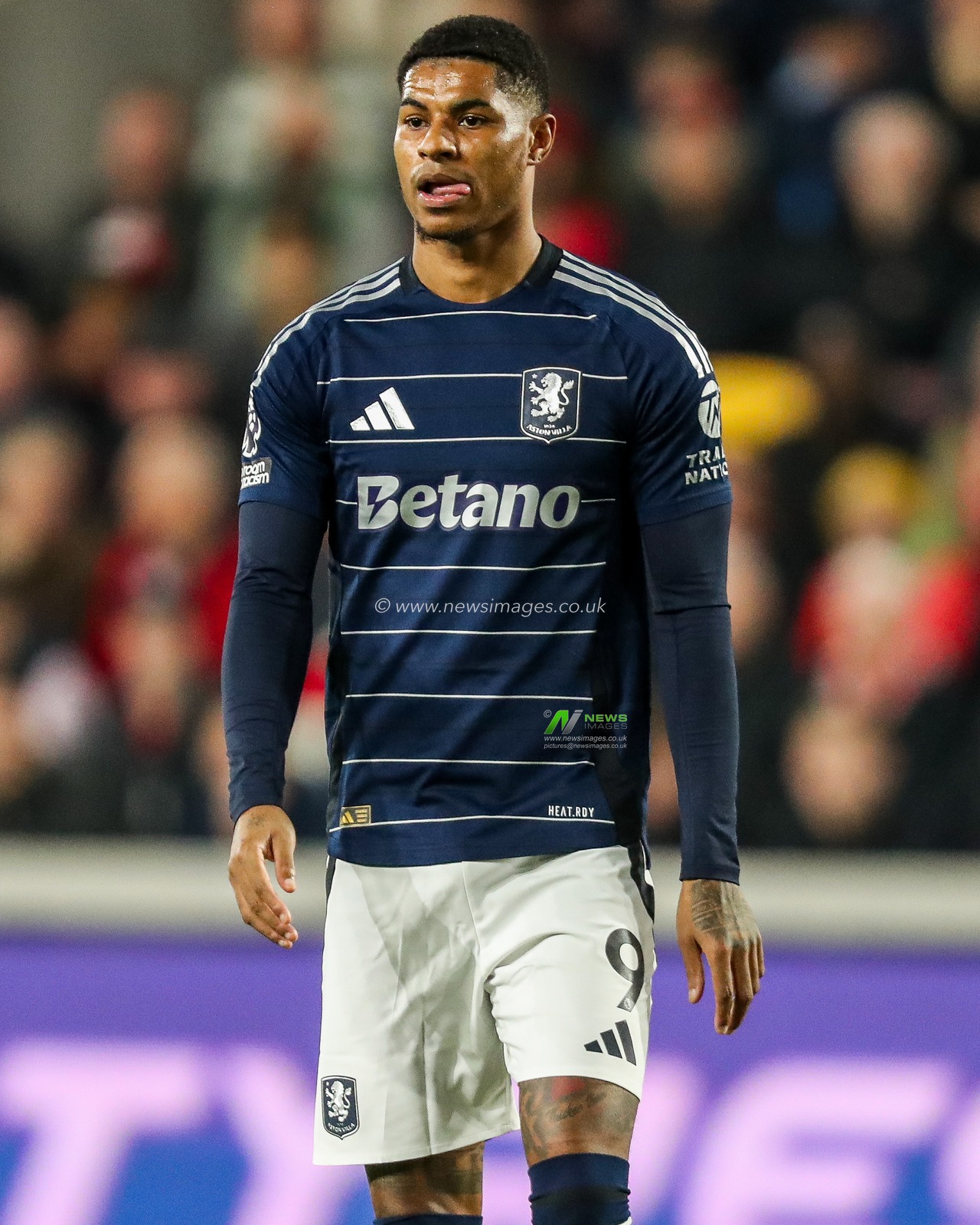 Marcus Rashford of Aston Villa looks on during the Premier League match Brentford vs Aston Villa at The Gtech Community Stadium, London, United Kingdom, 8th March 2025

(Photo by Izzy Poles/News Images)
