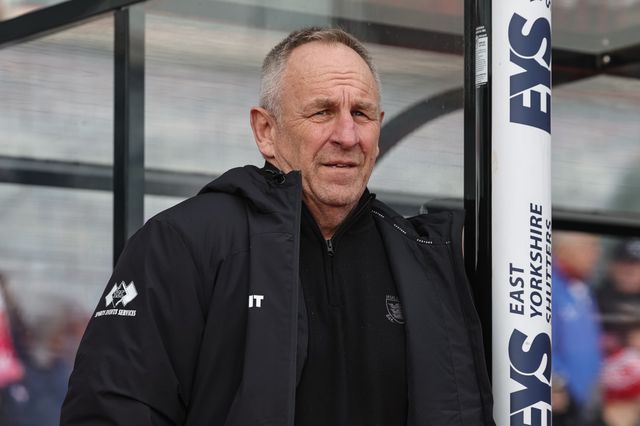 John Cartwright head coach of Hull FC during the Betfred Super League round 7 match Hull KR vs Hull FC at Sewell Group Craven Park, Hull, United Kingdom on 03 April 2026

(Photo by Mark Cosgrove/News Images)
