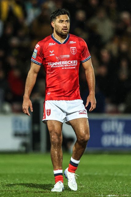 Peta Hiku of Hull KR during the Betfred Super League Round 1 match York Knights vs Hull KR at LNER Community Stadium, Lincoln, United Kingdom on 12 February 2026

(Photo by Alfie Cosgrove/News Images)