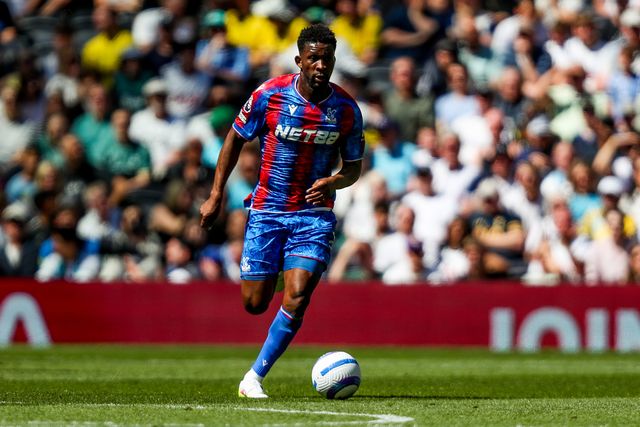 Jefferson Lerma of Crystal Palace runs with the ball during the Premier League match Tottenham Hotspur vs Crystal Palace at Tottenham Hotspur Stadium, London, United Kingdom, 11th May 2025

(Photo by Izzy Poles/News Images)