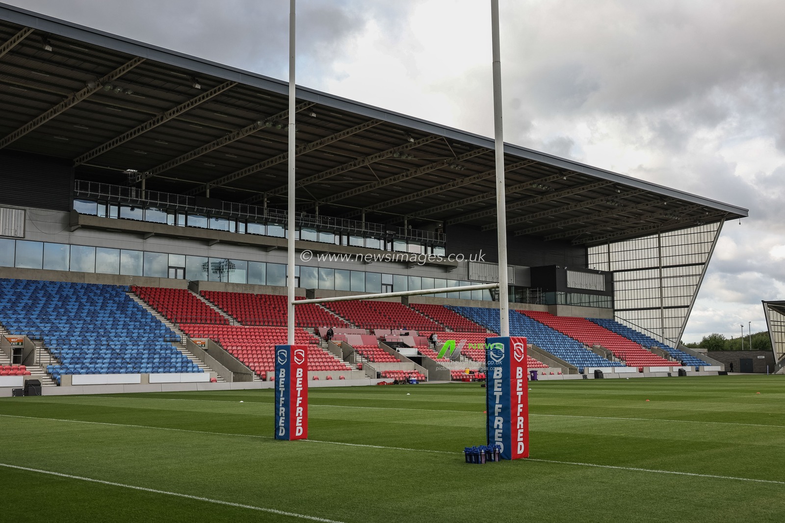 A general view of the Salford Community Stadium during the Betfred Super League Round 20 Salford Red Devils vs Hull KR at Salford Community Stadium, Eccles, United Kingdom, 31st July 2025

(Photo by Mark Cosgrove/News Images)
