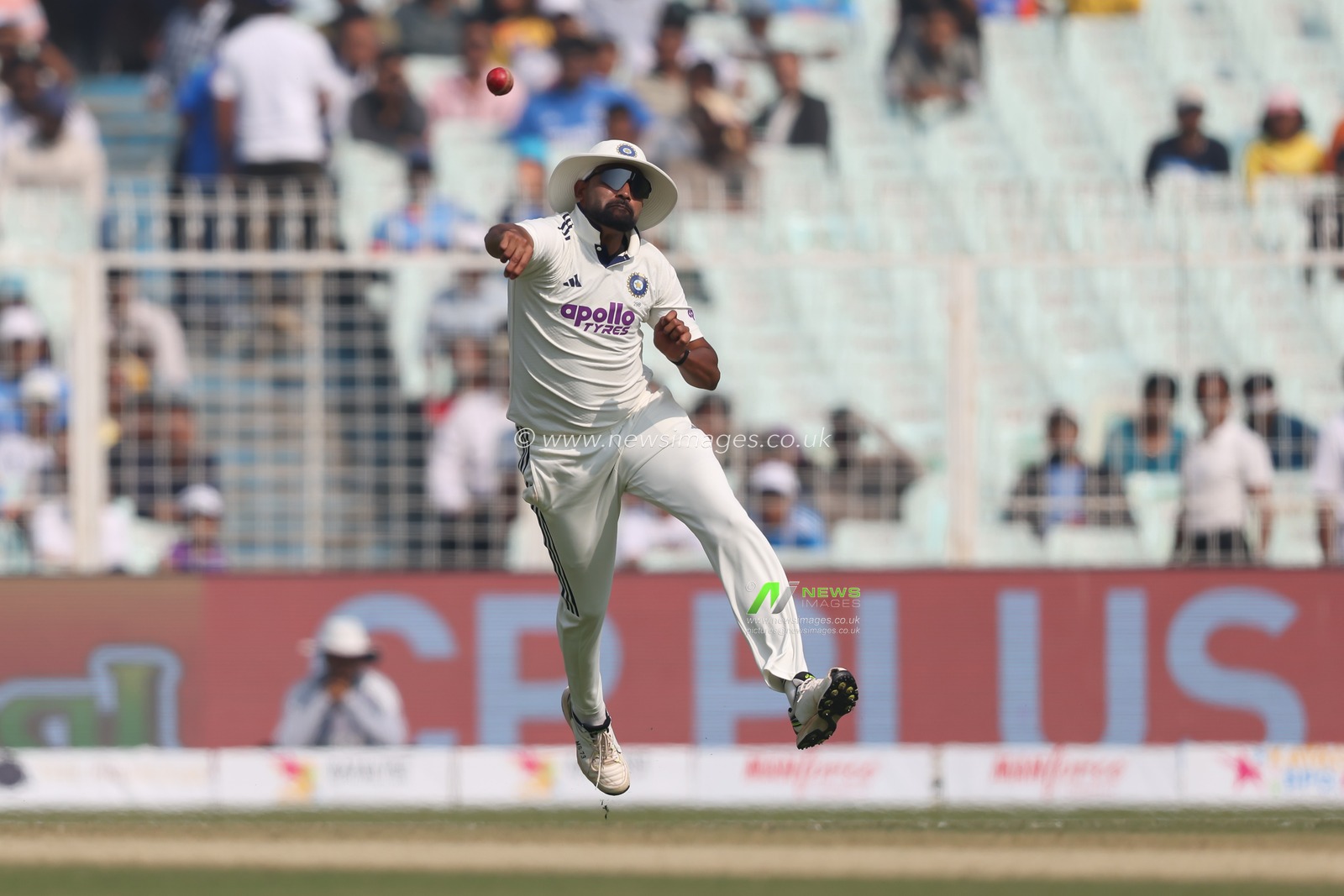 Mohammed Siraj of India during the IDFC First Bank Test Day 3 match India vs South Africa at Eden Gardens, Kolkata, India, 16th November 2025

(Photo by Shubhajit Roy Karmakar/News Images)