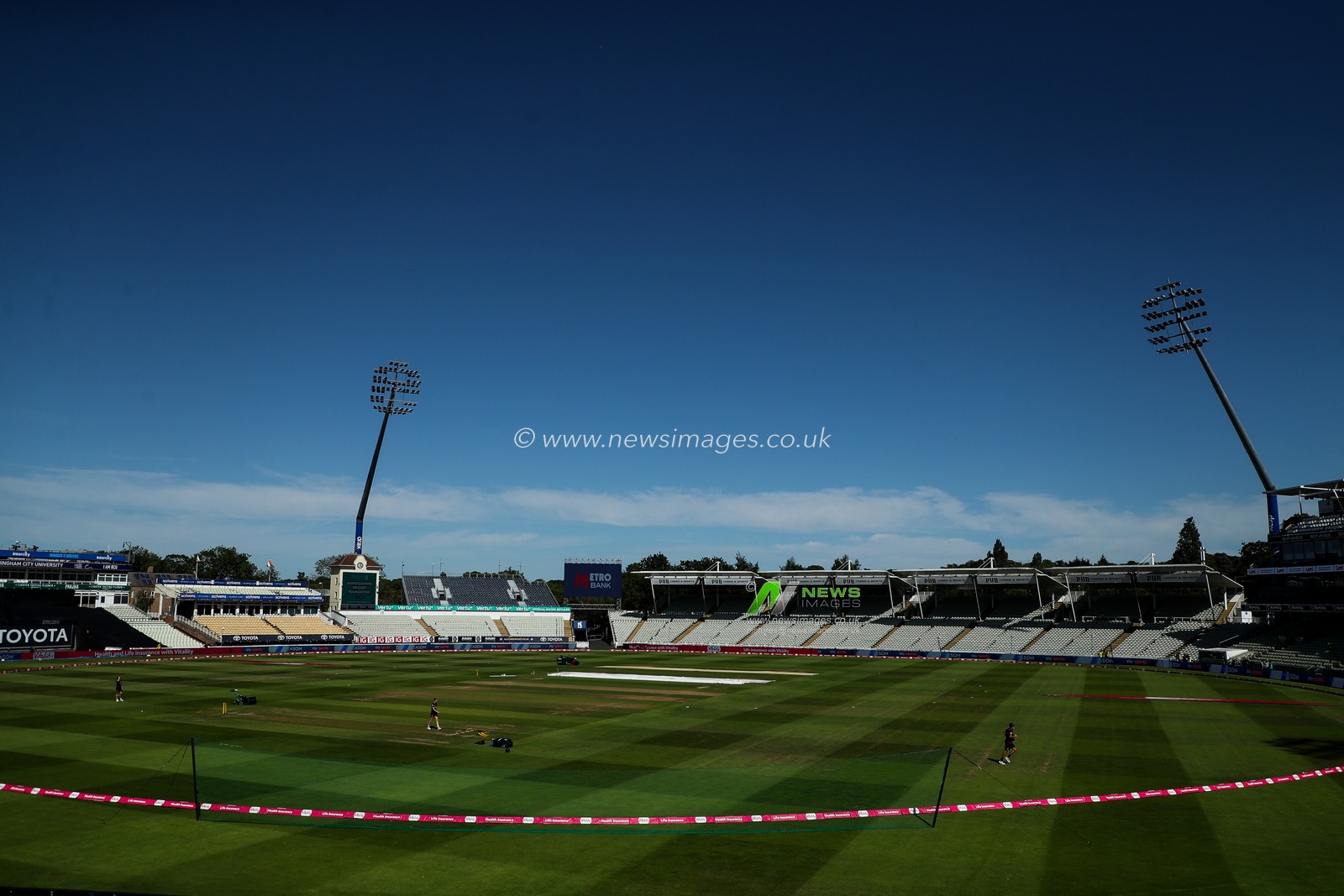 A general view of Edgbaston prior to the 5th Vitality IT20 England Women vs India Women at Edgbaston, Birmingham, United Kingdom, 12th July 2025

(Photo by Izzy Poles/News Images)