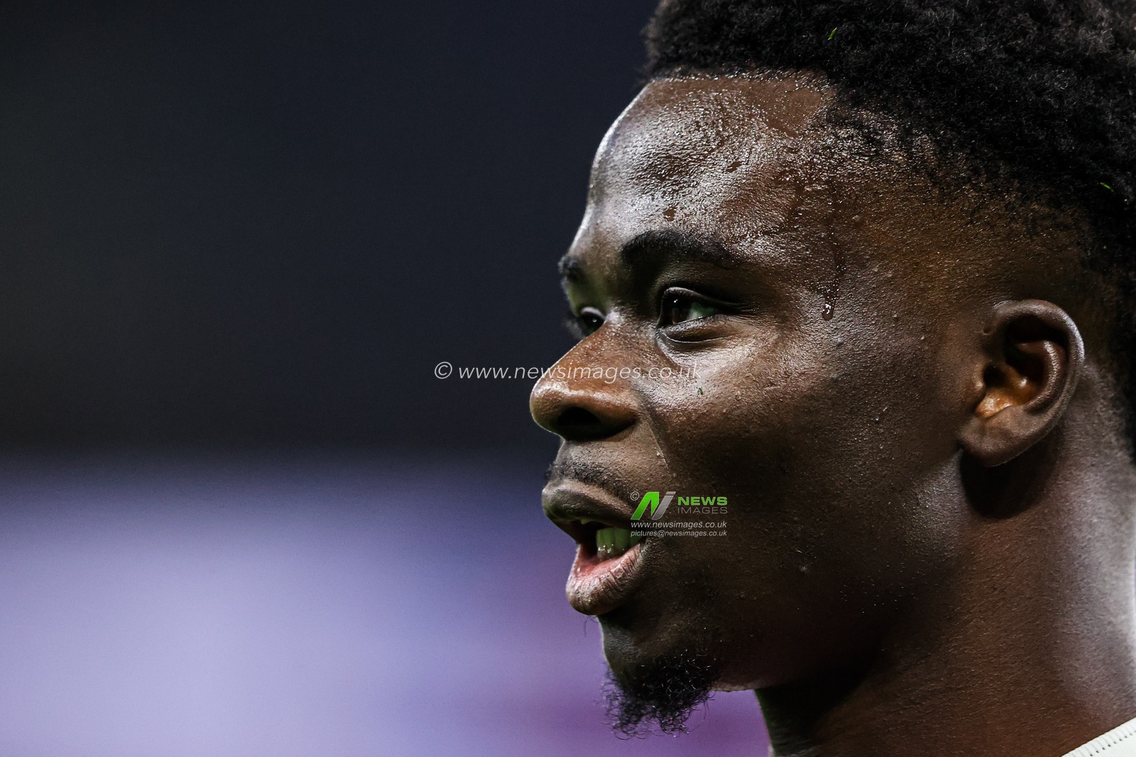 Bukayo Saka of Arsenal during the Premier League match Everton vs Arsenal at Hill Dickinson Stadium, Liverpool, United Kingdom, 20th December 2025

(Photo by Alfie Cosgrove/News Images)

*** GER AUT SUI OUT ***