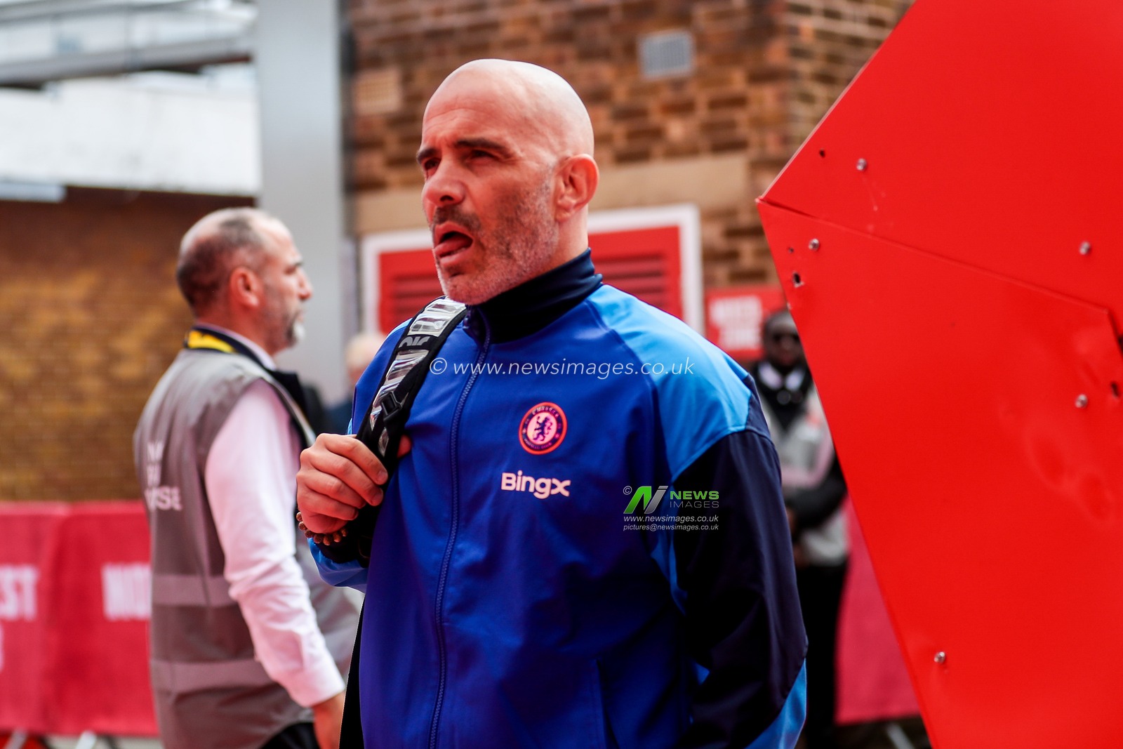 Enzo Maresca of Chelsea arrives at City Ground prior to the Premier League match Nottingham Forest vs Chelsea at City Ground, Nottingham, United Kingdom, 25th May 2025

(Photo by Izzy Poles/News Images)
