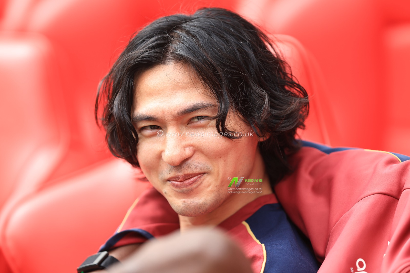 Takumi Minamino of Monaco during the pre-season friendly match Liverpool vs Monaco at Anfield, Liverpool, United Kingdom on 09 August 2026

(Photo by Jorge Horsted/News Images)