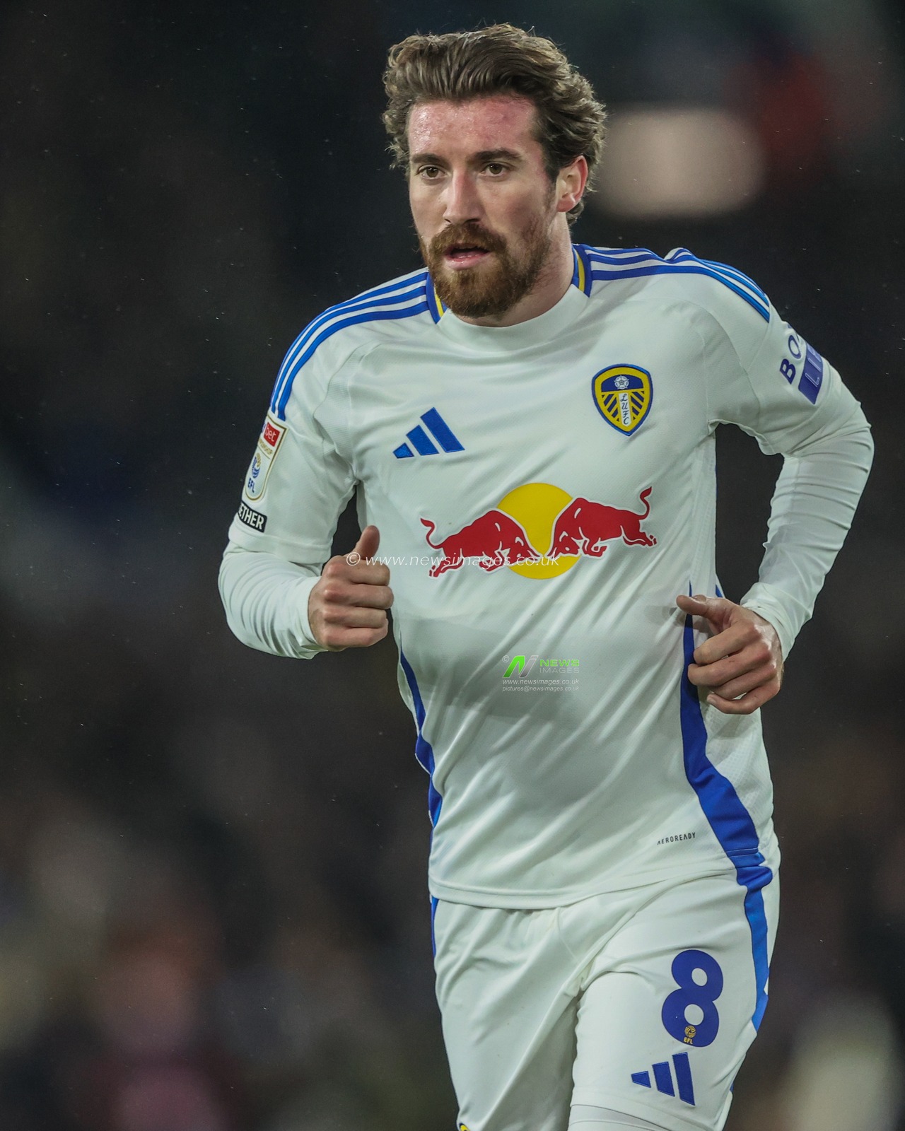 Joe Rothwell of Leeds United during the Sky Bet Championship match Leeds United vs Millwall at Elland Road, Leeds, United Kingdom, 12th March 2025

(Photo by Alfie Cosgrove/News Images)