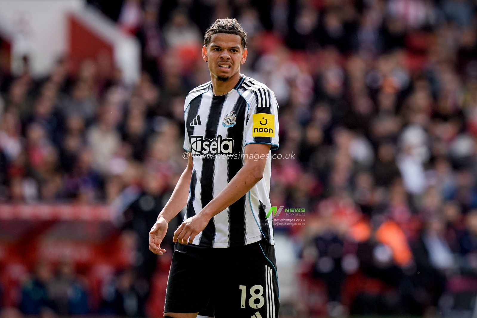 William Osula of Newcastle United during the Premier League match Nottingham Forest vs Newcastle Untied at City Ground, Nottingham, United Kingdom on 10 May 2026

(Photo by Maynard Manyowa/News Images)