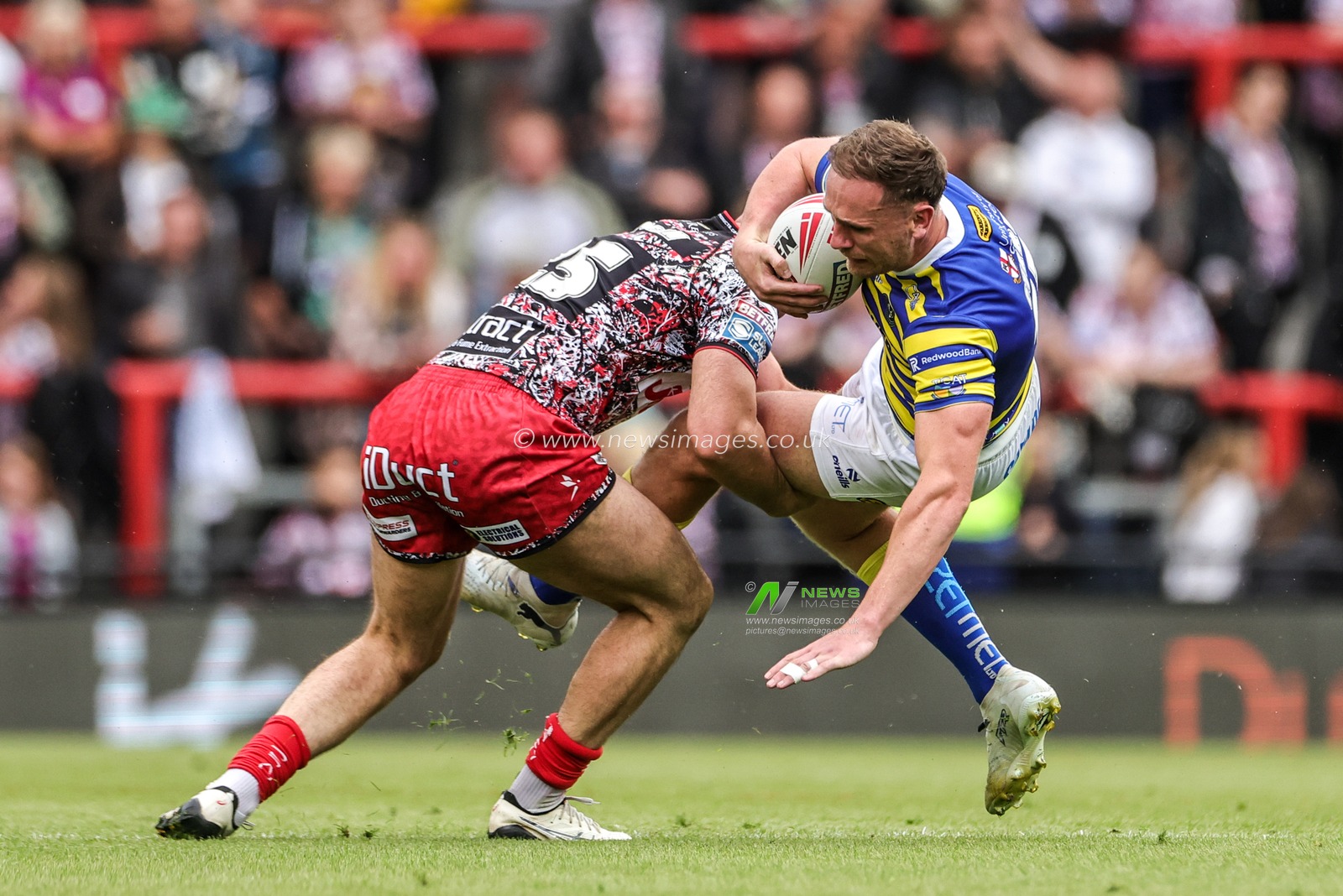 Betfred Super League round 20 Leigh Leopards v Warrington Wolves