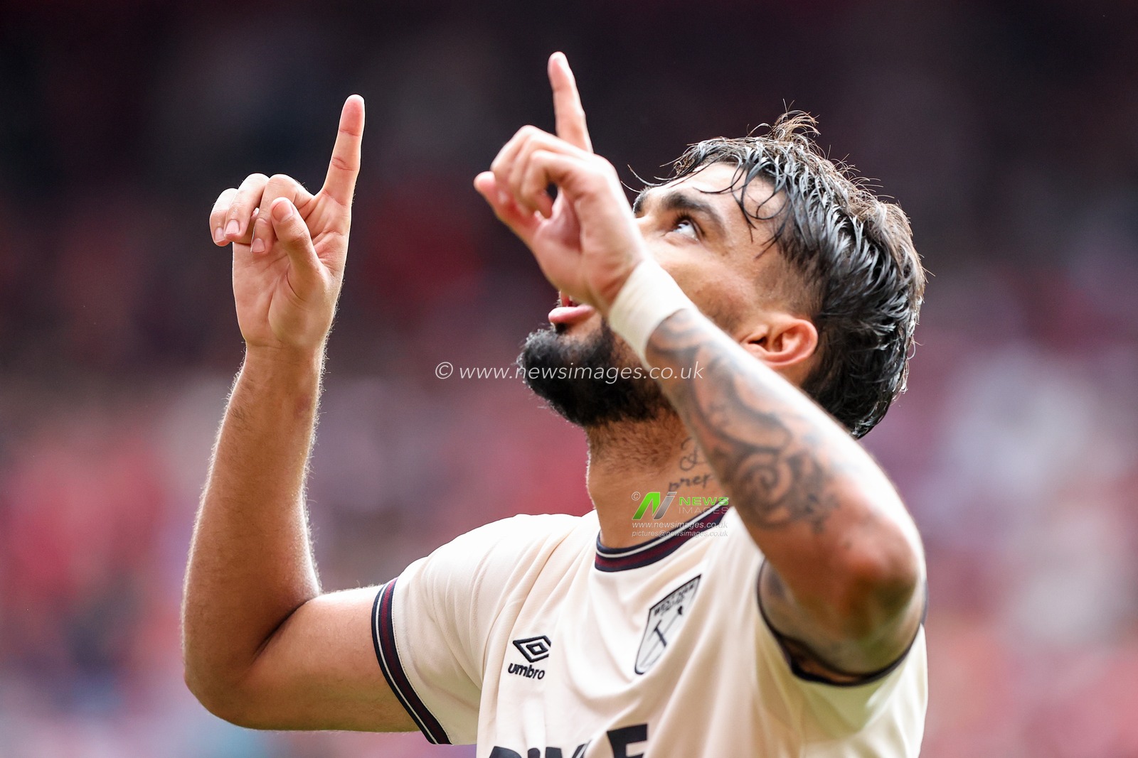 Lucas Paqueta of West Ham United celebrates his penalty to make it 0-2 during the Premier League match Nottingham Forest vs West Ham United at City Ground, Nottingham, United Kingdom, 31st August 2025

(Photo by Alfie Cosgrove/News Images)