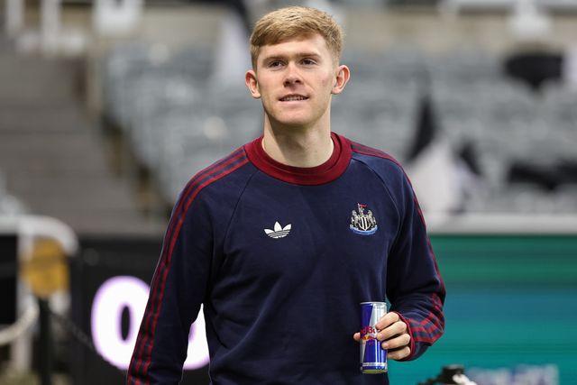 Lewis Hall of Newcastle Untied arrives during the Emirates FA Cup 5th Round  match Newcastle Untied vs Manchester City at St. James's Park, Newcastle, United Kingdom on 07 March 2026

(Photo by Mark Cosgrove/News Images)