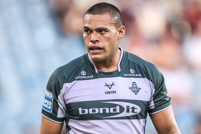 Tui Lolohea of Huddersfield Giants during the Betfred Super League round 18 match Huddersfield Giants vs Bradford Bulls at Accu Stadium, Huddersfield, United Kingdom on 10 July 2026

(Photo by Alfie Cosgrove/News Images)