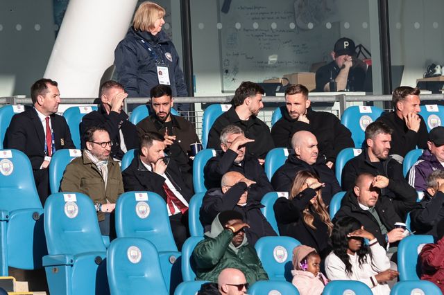 Bruno Fernandes Manchester United captain is in attendance during the FA Youth Cup Final match Manchester City U18 vs Manchester United U18 at Joie Stadium, Manchester, United Kingdom on 14 May 2026

(Photo by Mark Cosgrove/News Images)