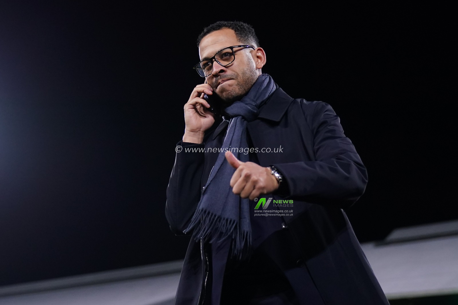 Liam Rosenior new manager of Chelsea during the Premier League match Fulham vs Chelsea at Craven Cottage, London, United Kingdom, 7th January 2026

(Photo by Harvey Murphy/News Images)

*** GER AUT SUI OUT ***